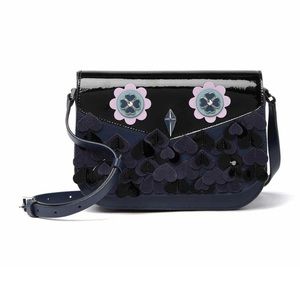 Kate Spade Zibbi Medium Flat Leather Crossbody Bag
